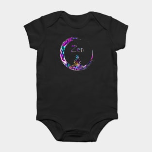 Zen Meditation Buddha Yoga Baby Bodysuit